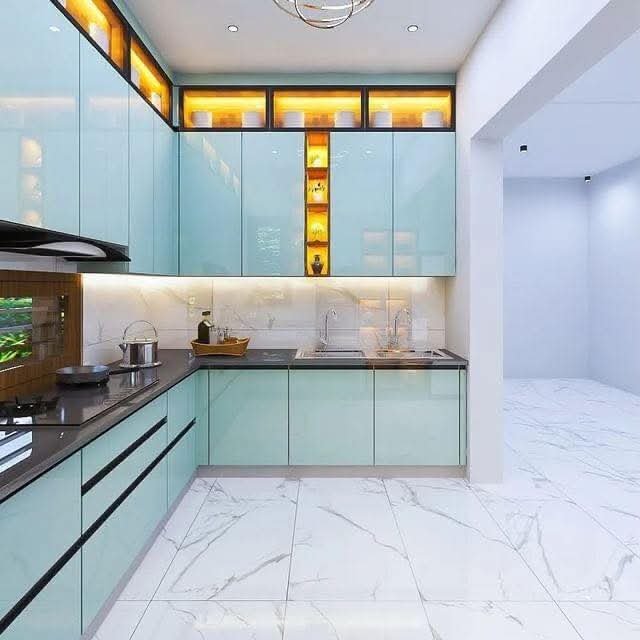 Royal Acrylic Modular Kitchen
