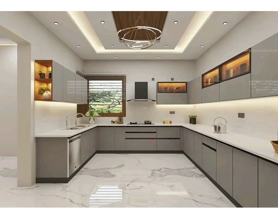 High-Gloss Kitchen Finish