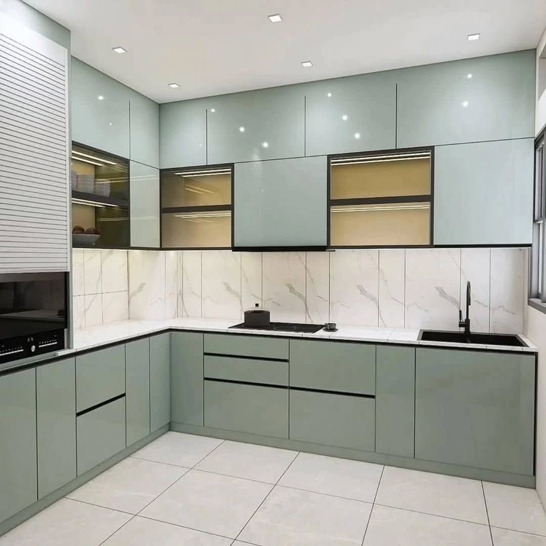Handleless Kitchen Cabinets