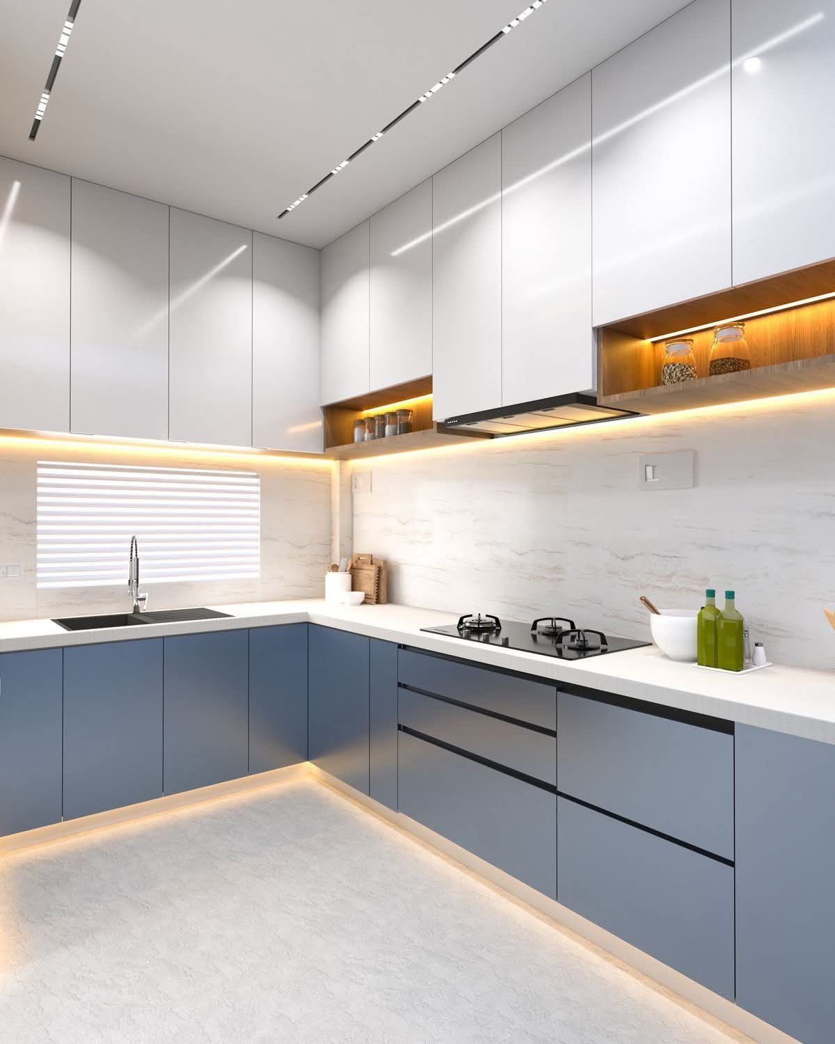 Pastel Green Kitchen Cabinetry
