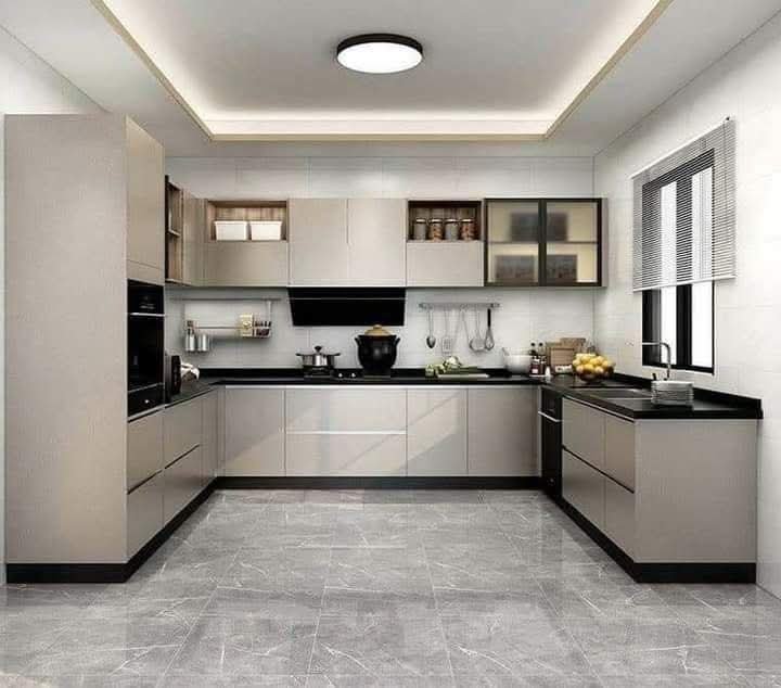 Minimalist White Kitchen Design